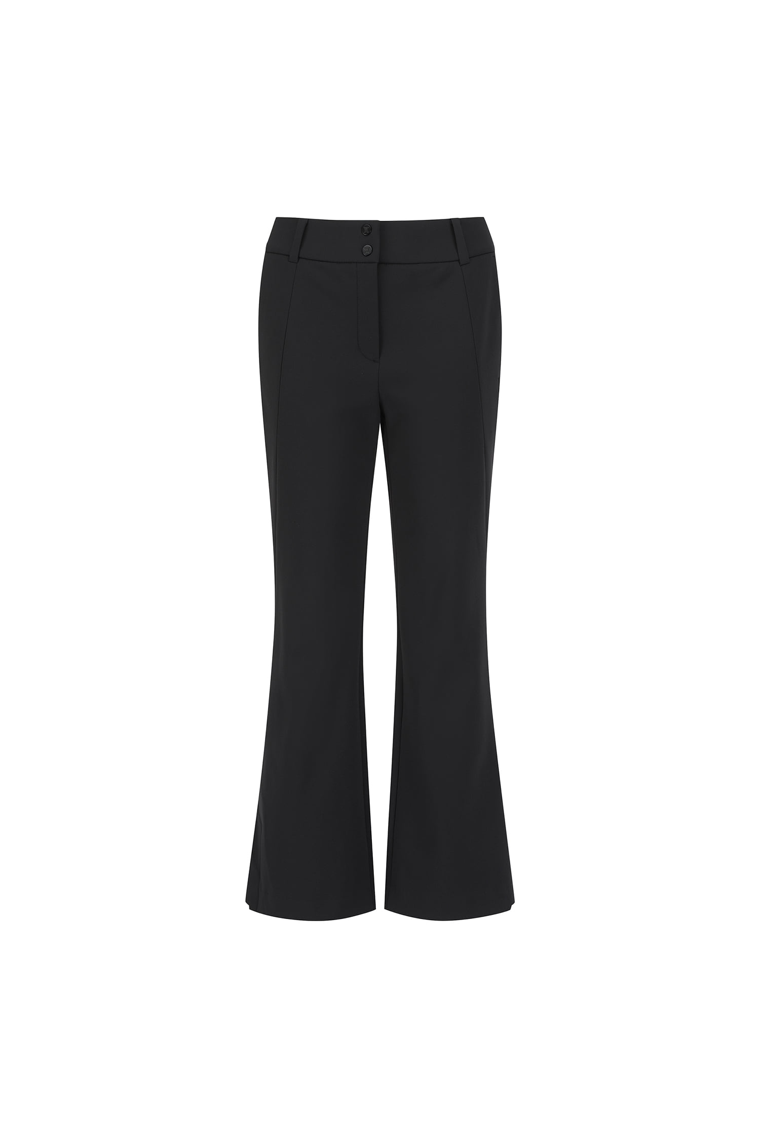 Quần golf nữ dáng bootcut màu đen — Anew | Seoul Golf Fashion