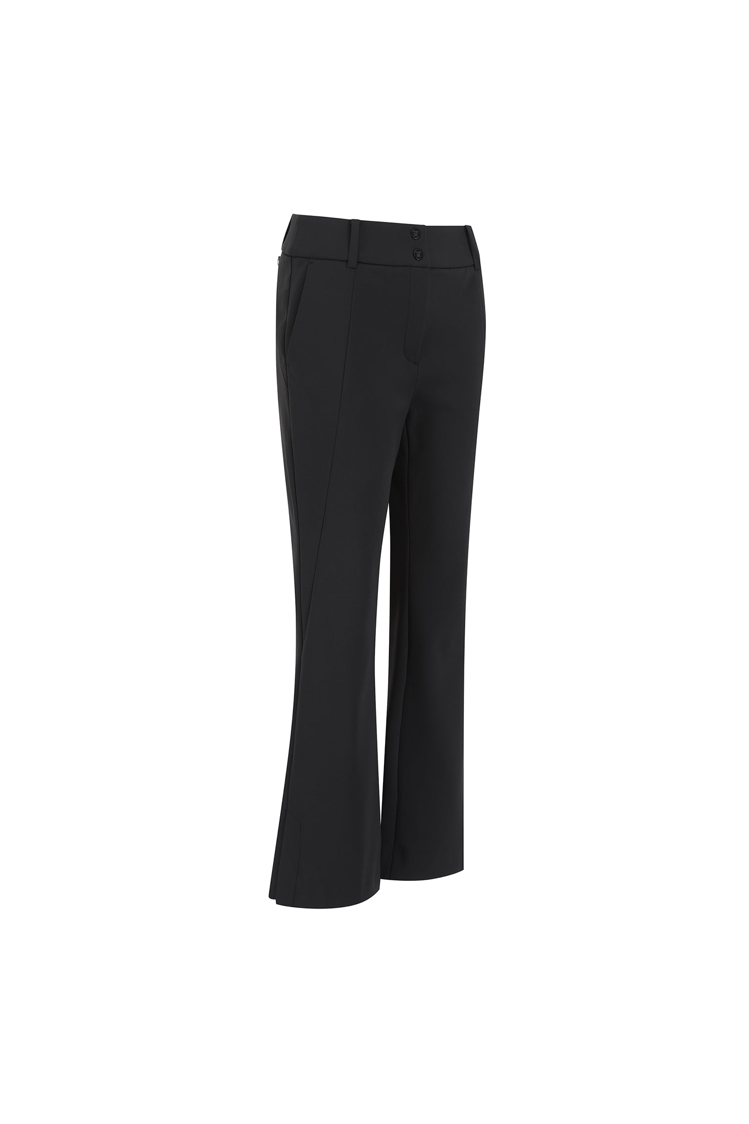 Quần golf nữ dáng bootcut màu đen — ảnh 4