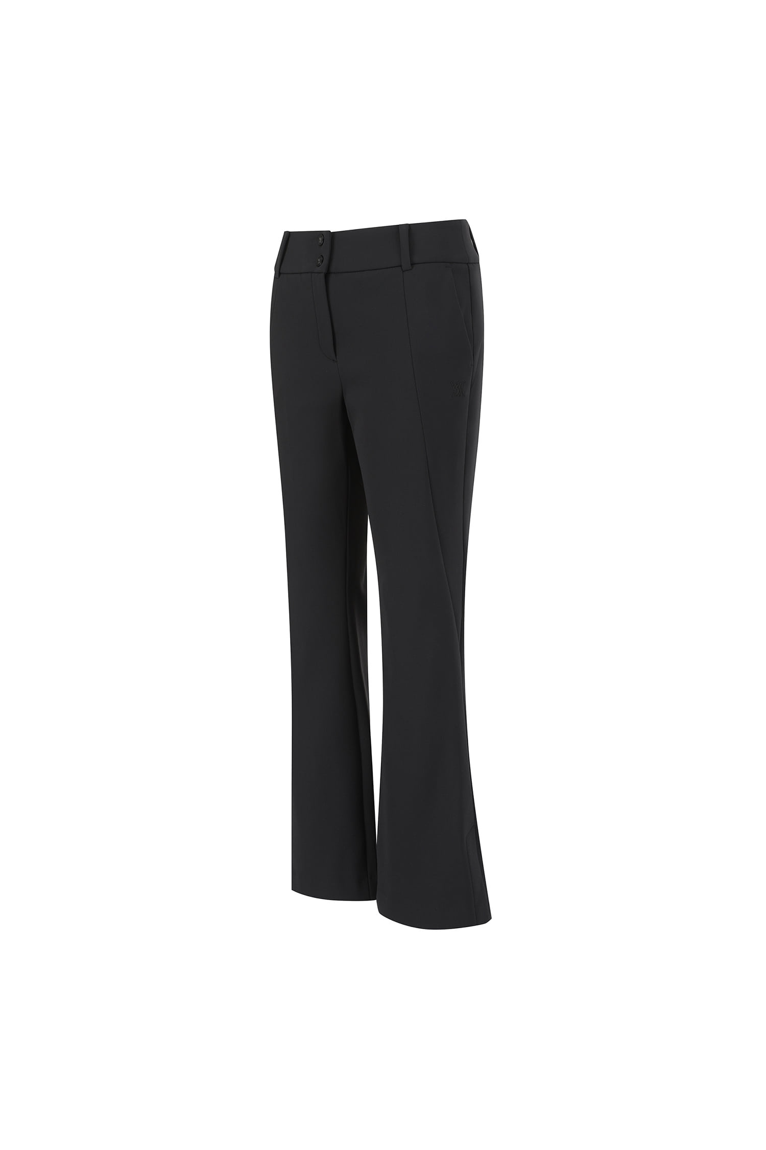 Quần golf nữ dáng bootcut màu đen — ảnh 3