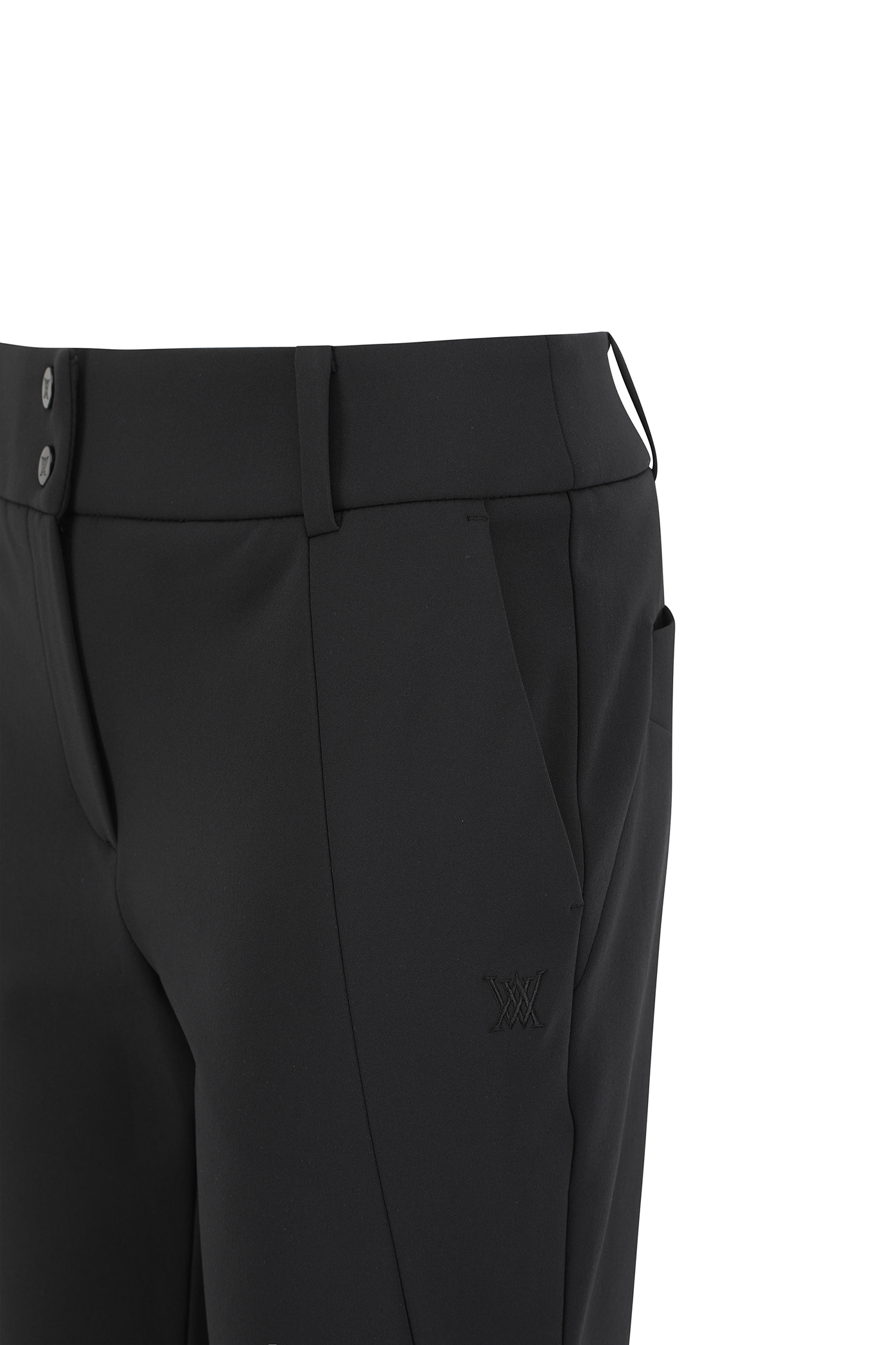 Quần golf nữ dáng bootcut màu đen — ảnh 6