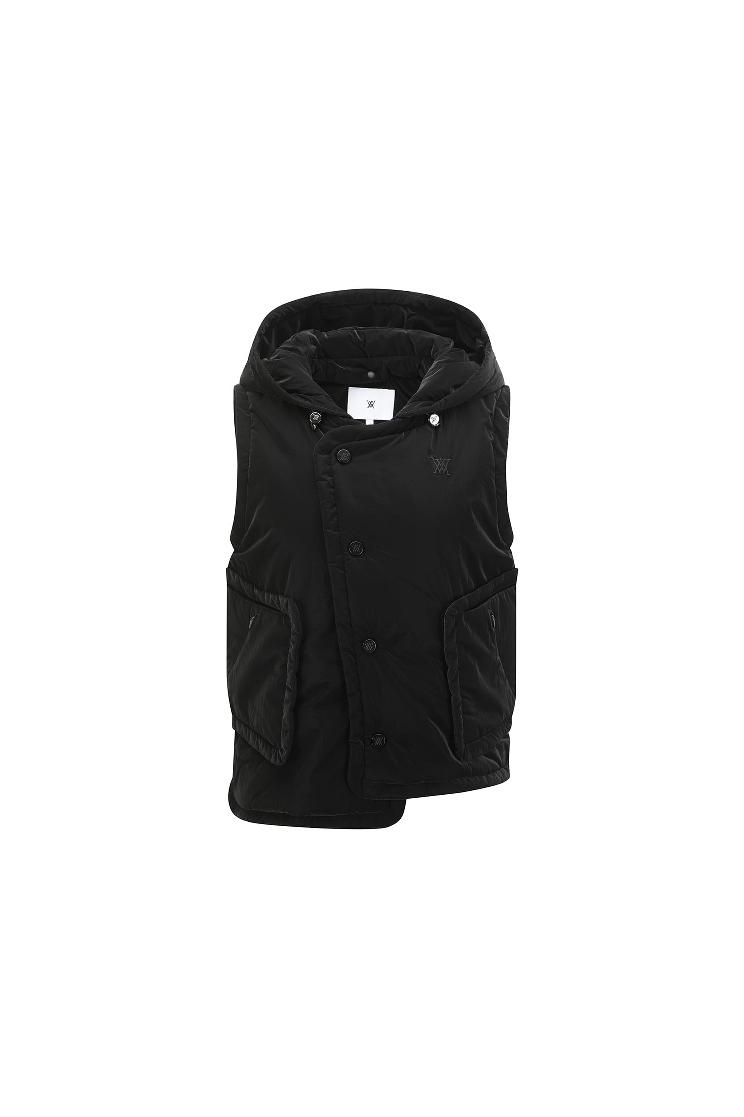 Áo vest golf nữ phối nắp túi đen — Anew | Seoul Golf Fashion