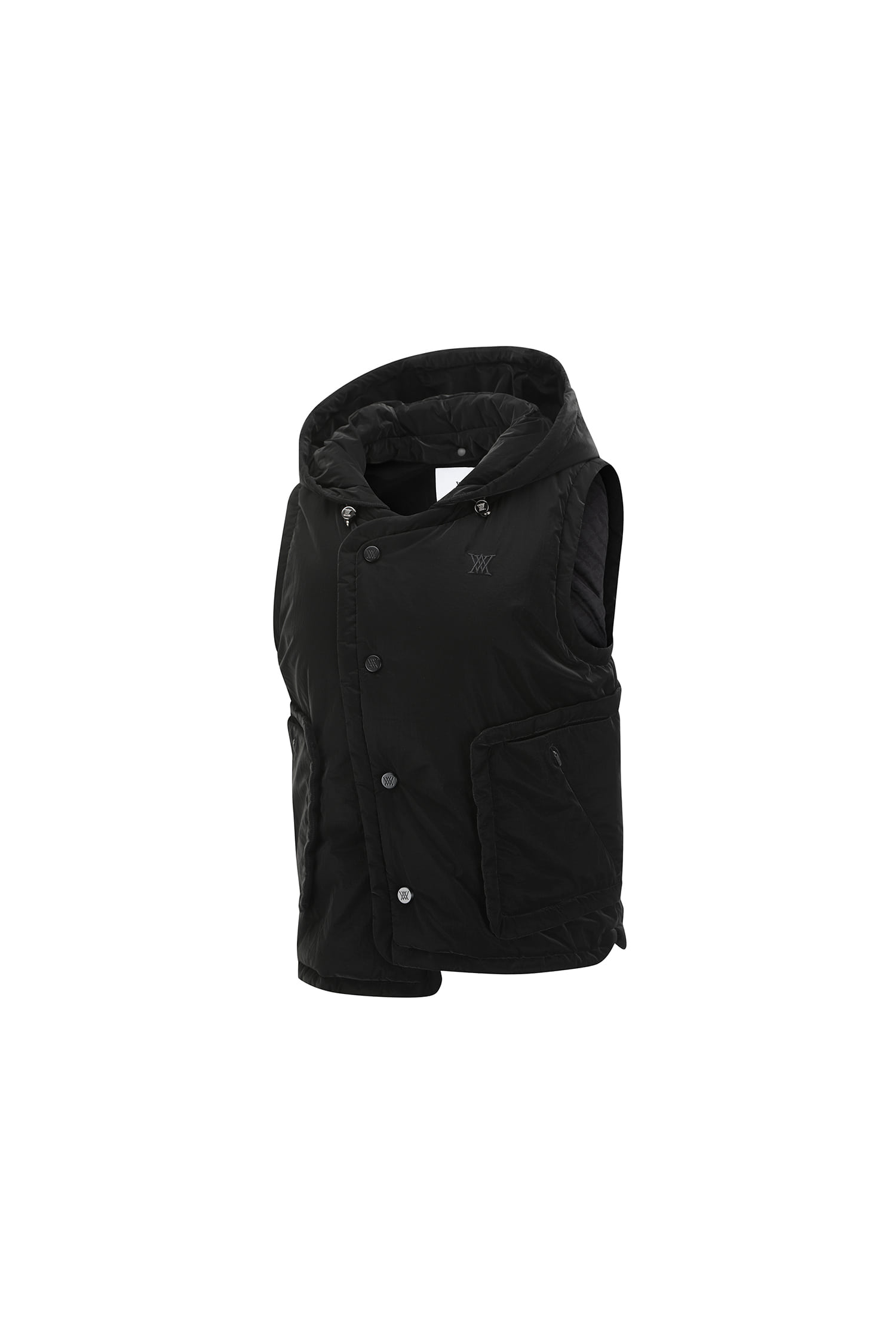 Áo vest golf nữ phối nắp túi đen — ảnh 3