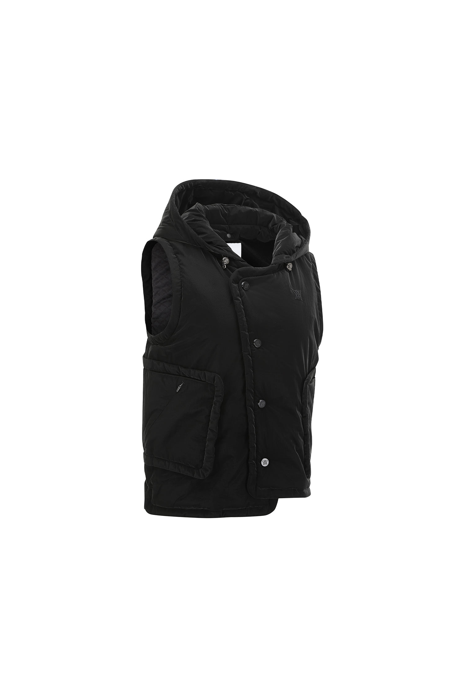 Áo vest golf nữ phối nắp túi đen — ảnh 4
