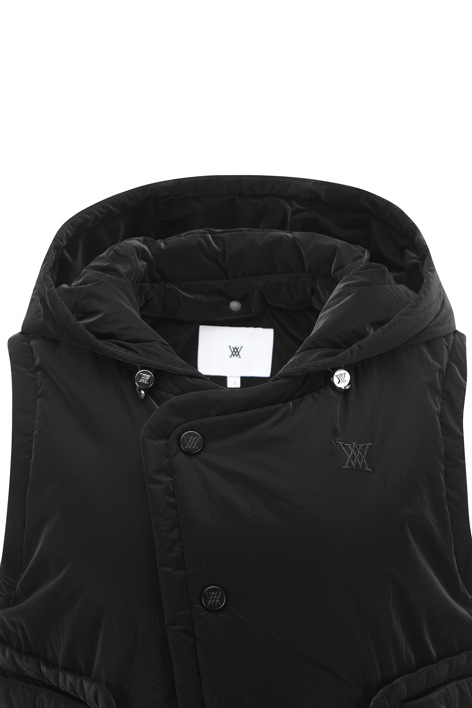 Áo vest golf nữ phối nắp túi đen — ảnh 5