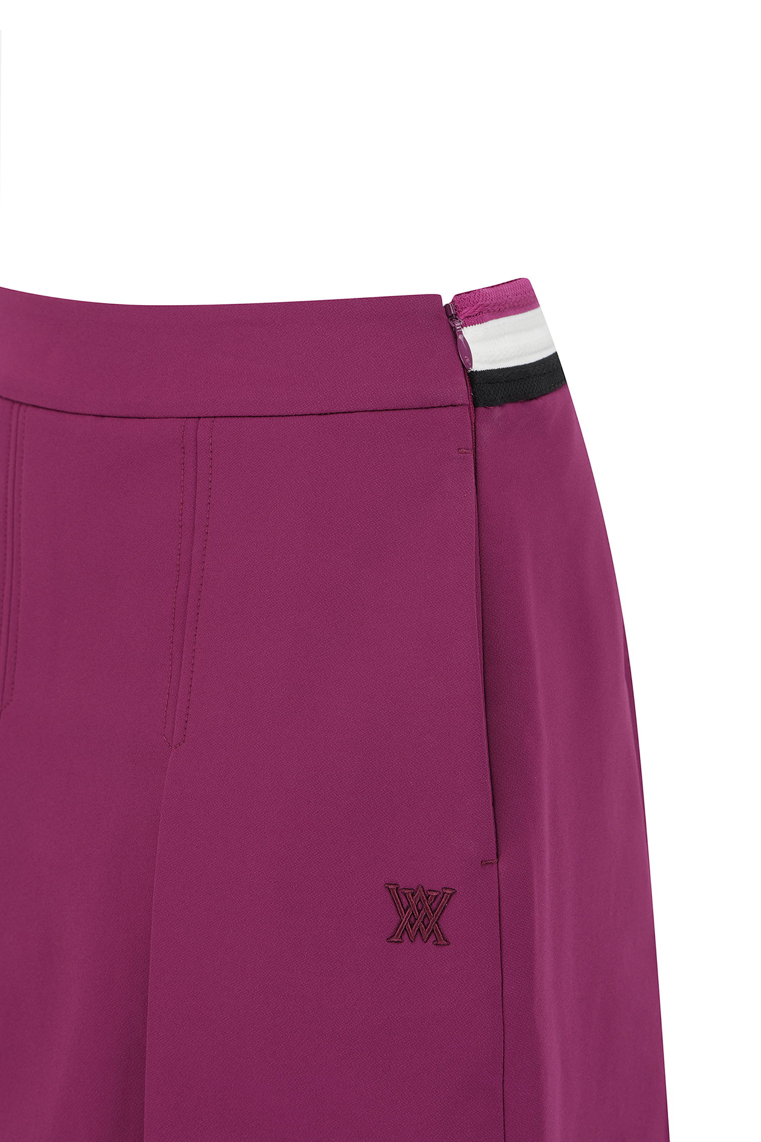Chân váy golf nữ xếp ly màu tím mận — ảnh 6