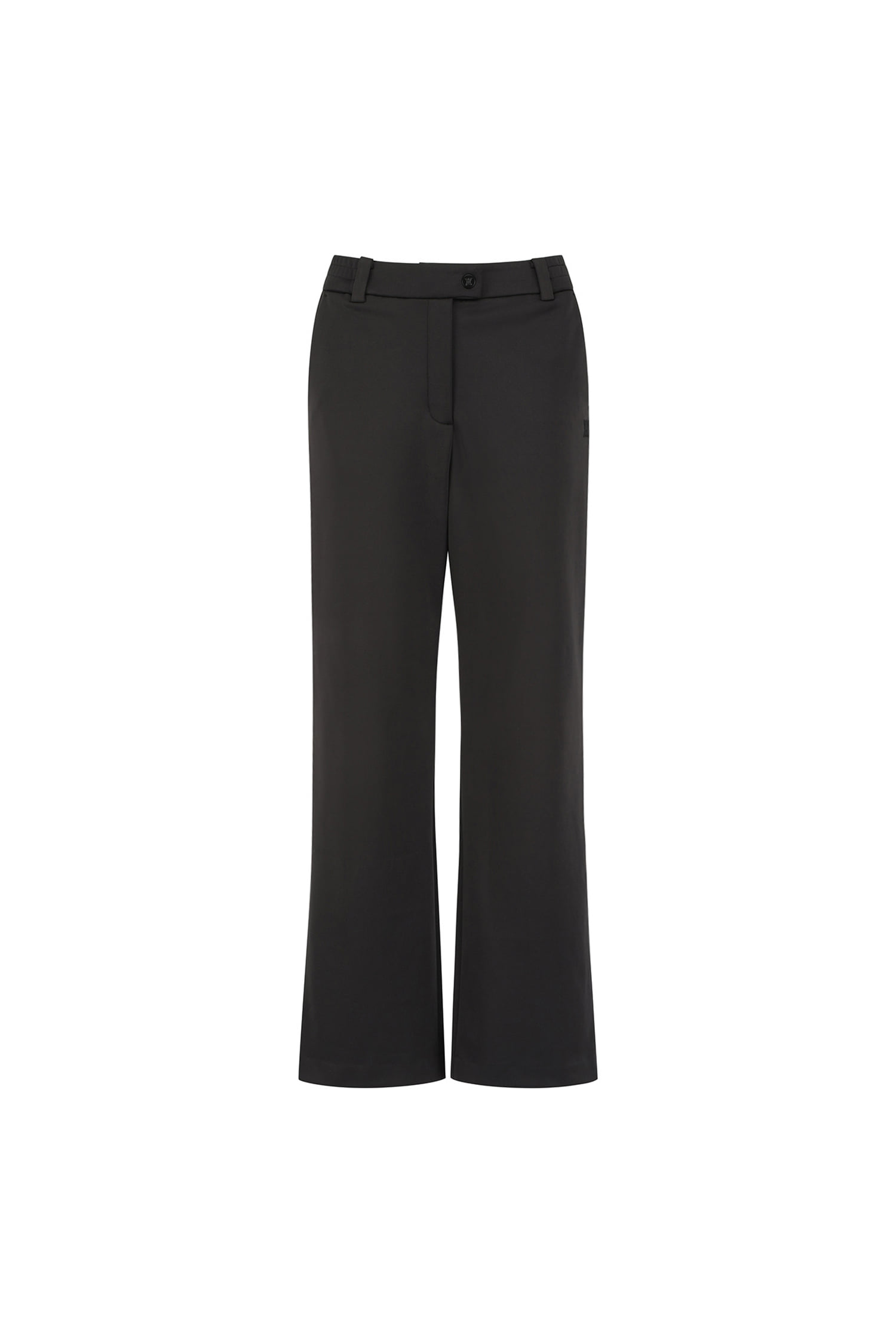 Quần golf nữ dáng suông màu đen — Anew | Seoul Golf Fashion