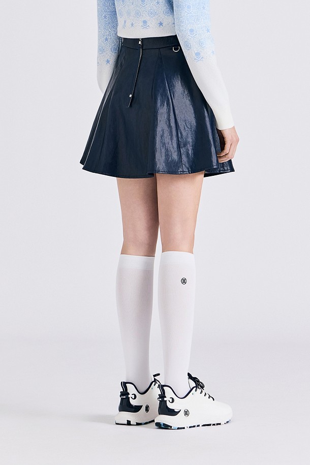 Váy golf nữ dáng xoè màu xanh navy — ảnh 4