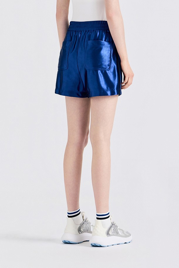 Quần short golf nữ dáng suông màu xanh dương — ảnh 4