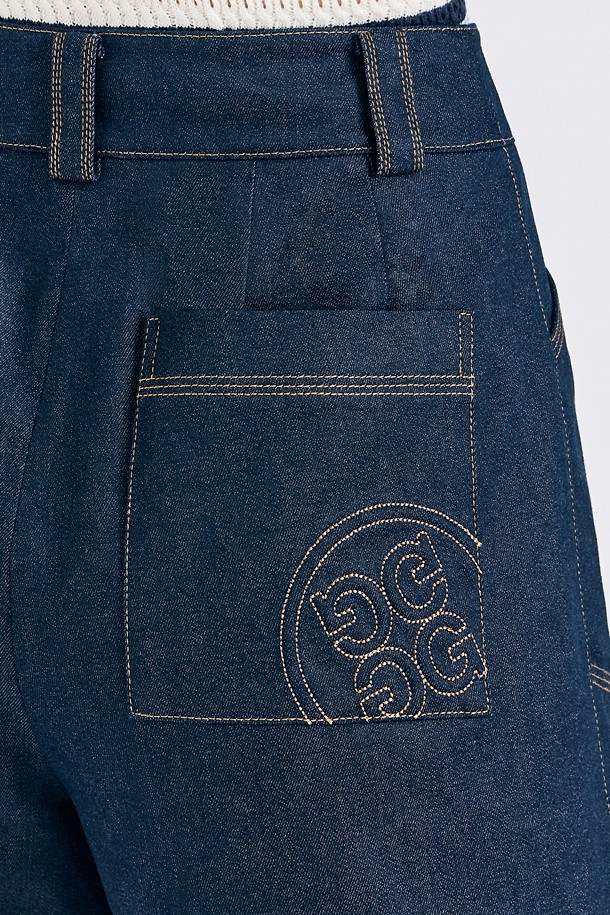 Quần short golf nữ dáng suông màu xanh navy — ảnh 6