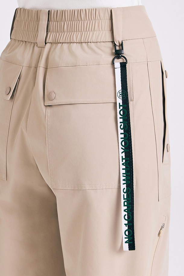Quần golf nữ dáng jogger màu be — ảnh 6