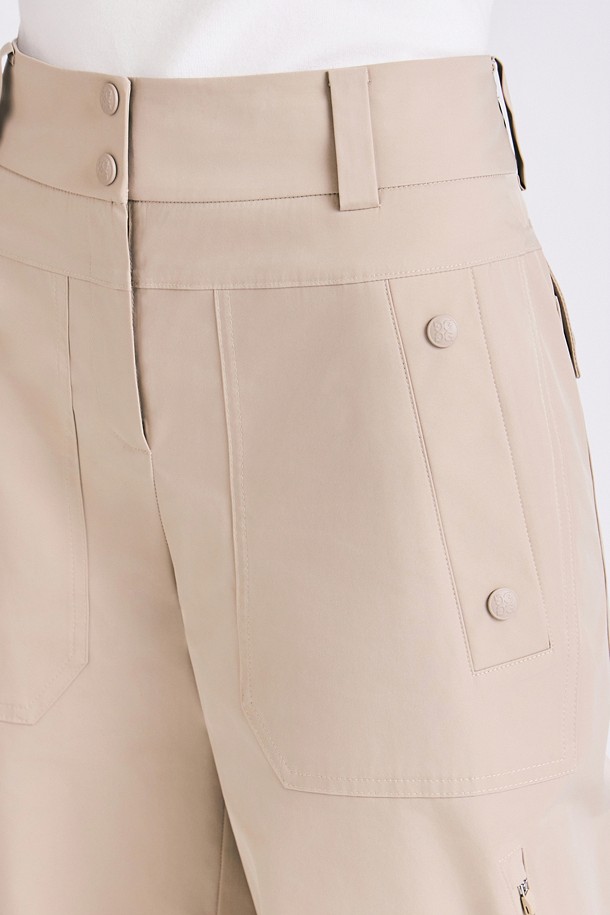 Quần golf nữ dáng jogger màu be — ảnh 5