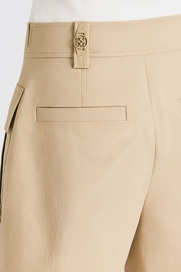 Quần short golf nữ túi hộp màu be — ảnh 6