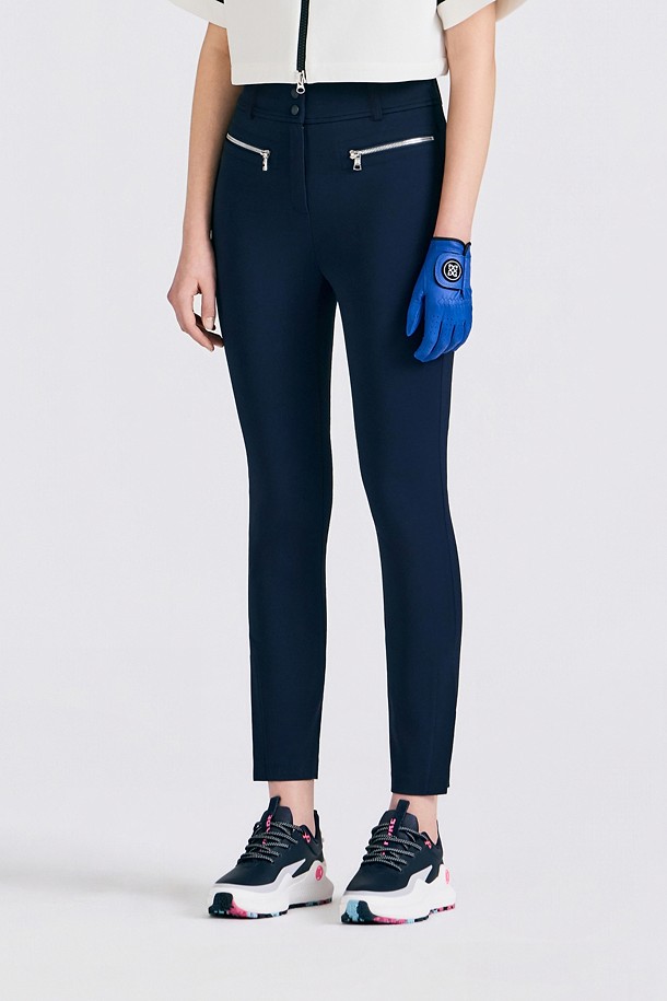 Quần golf nữ dáng ôm màu xanh navy — ảnh 3
