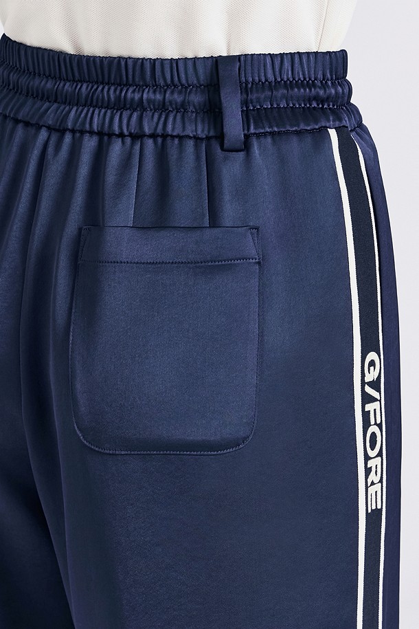 Quần golf nữ ống suông viền trắng xanh navy — ảnh 6
