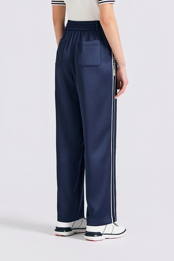 Quần golf nữ ống suông viền trắng xanh navy — ảnh 4