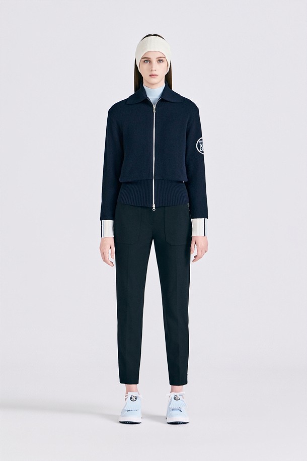 Quần golf nữ dáng suông màu xanh navy — ảnh 2