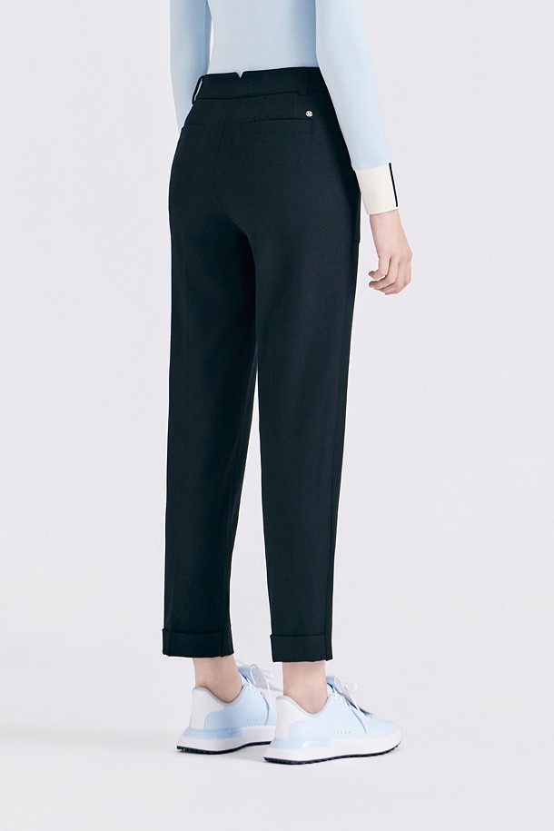 Quần golf nữ dáng suông màu xanh navy — ảnh 4
