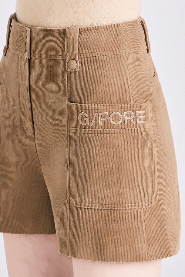 Quần short golf nữ dáng suông màu be — ảnh 5