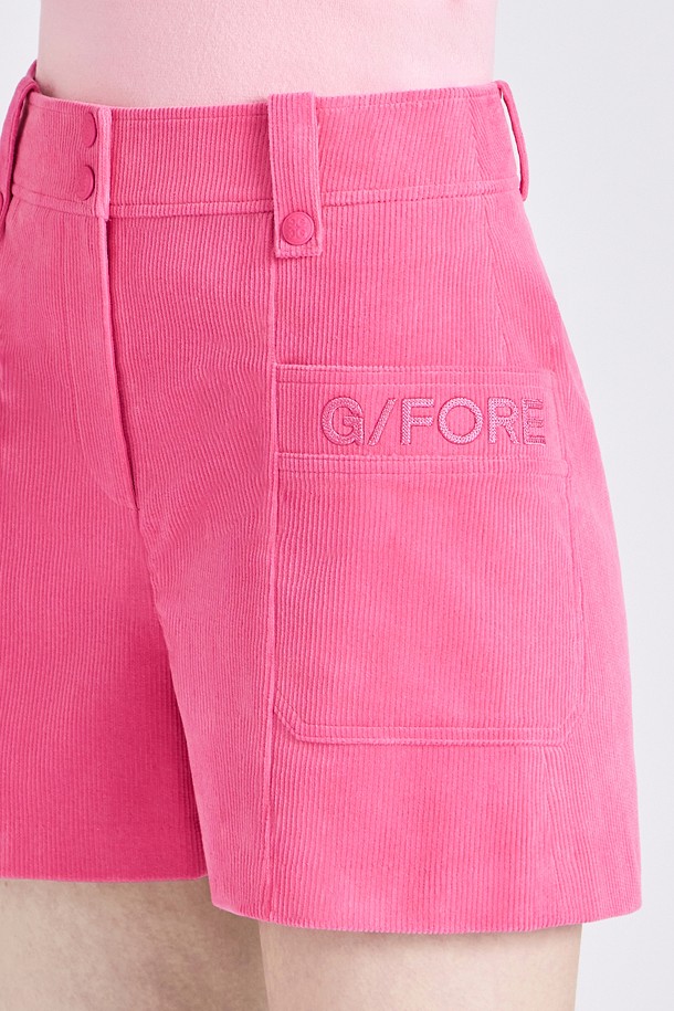 Quần short golf nữ dáng suông màu hồng — ảnh 5