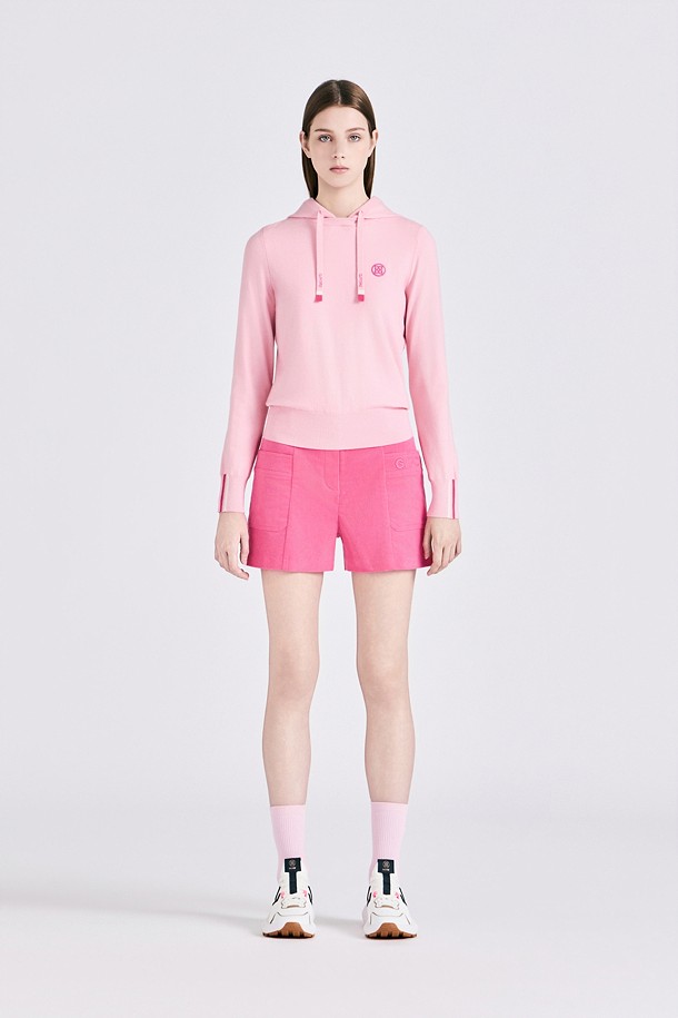 Quần short golf nữ dáng suông màu hồng — ảnh 2