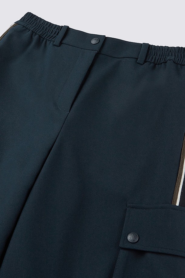 Quần golf nữ ống rộng túi hộp màu xanh navy — ảnh 3