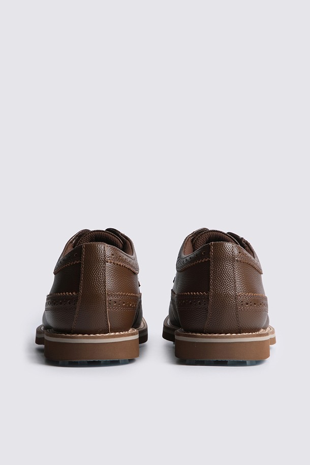 Giày golf nữ dáng brogue màu nâu — ảnh 3