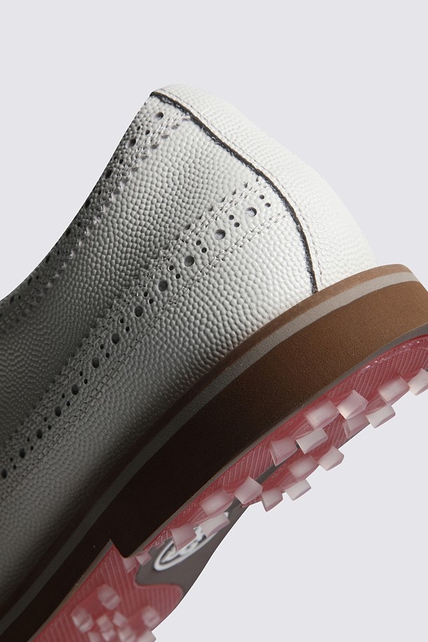 Giày golf nữ da trắng đục lỗ phong cách cổ điển — ảnh 5