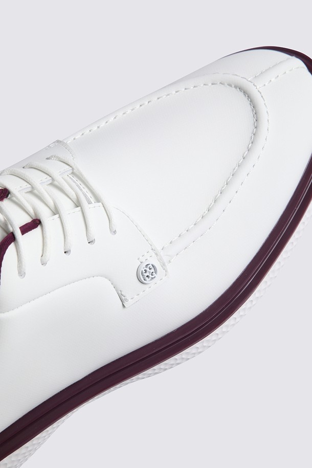 Giày golf nữ phối viền màu đỏ rượu vang — ảnh 4