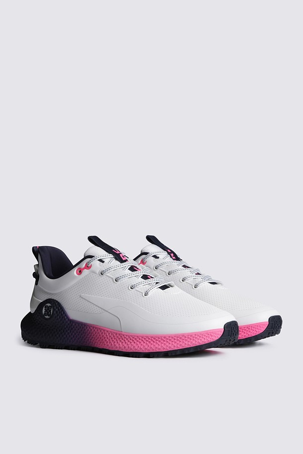 Giày golf nữ dáng thể thao đế gradient trắng hồng — ảnh 2
