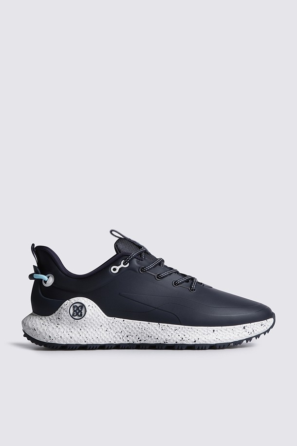 Giày golf nữ G/FORE màu xanh navy thiết kế thể thao đế trắng đen