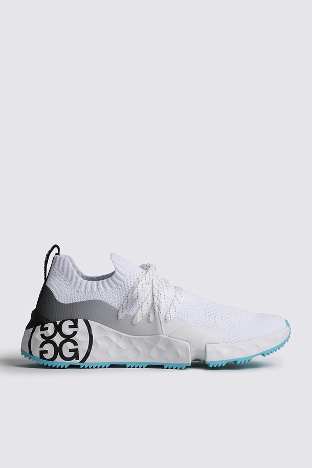 Giày golf nữ màu trắng phối đế xanh kiểu dáng sneakers ôm chân G/FORE