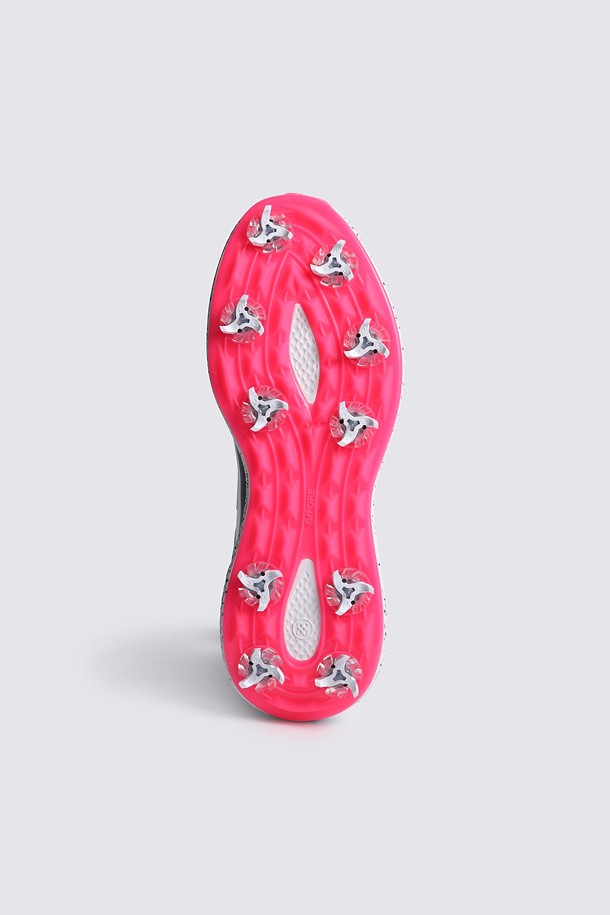 Giày golf nữ phối màu trắng đen viền hồng G/FORE — ảnh 6