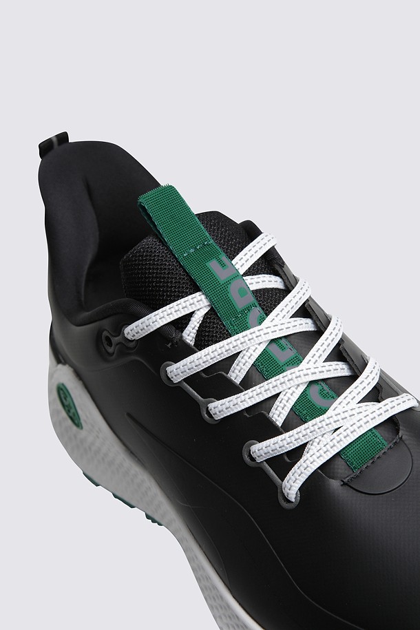 Giày golf nữ dáng thể thao màu đen phối đế trắng xanh — ảnh 4