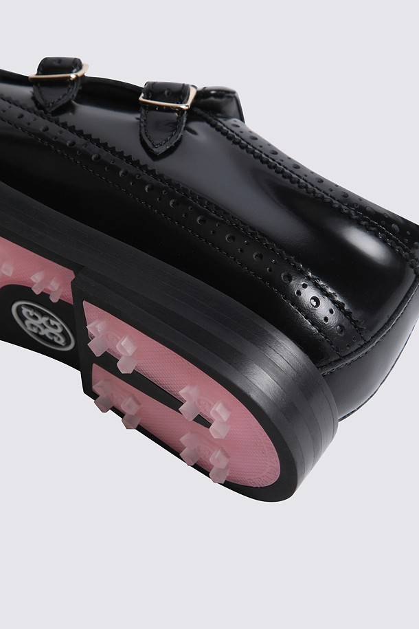 Giày golf nữ đen kiểu monk strap đôi — ảnh 5