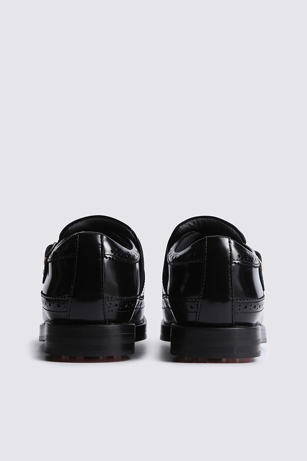 Giày golf nữ đen kiểu monk strap đôi — ảnh 3