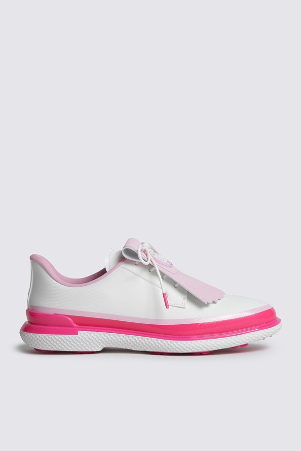 Giày golf nữ màu hồng nhạt phối đế hồng G/FORE — G/FORE | Seoul Golf Fashion