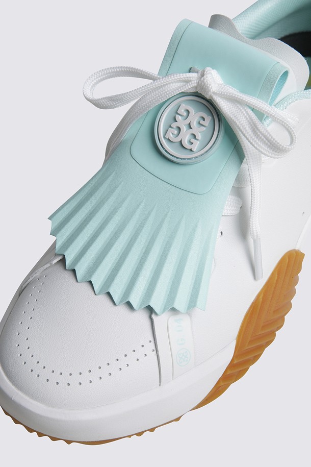 Giày golf nữ trắng đế cao su màu nâu G/FORE — ảnh 4
