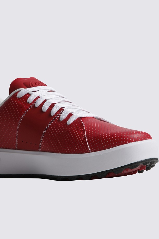 Giày golf nữ dáng thể thao màu đỏ — ảnh 4