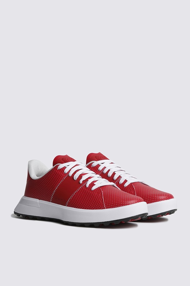Giày golf nữ dáng thể thao màu đỏ — ảnh 2