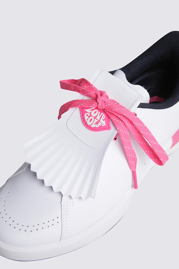 Giày golf nữ trắng phối dây hồng G/FORE — ảnh 4