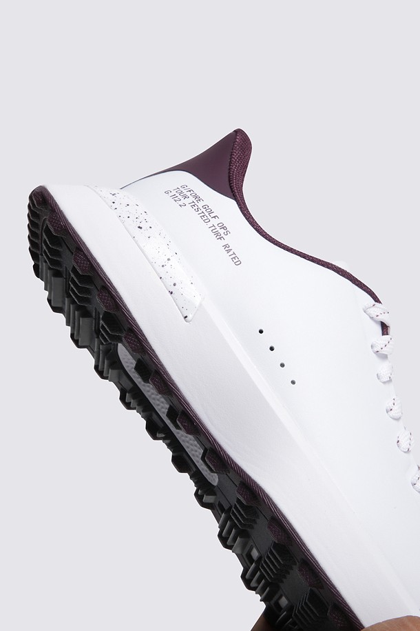 Giày golf nữ dáng thể thao phối màu trắng đỏ rượu vang — ảnh 5