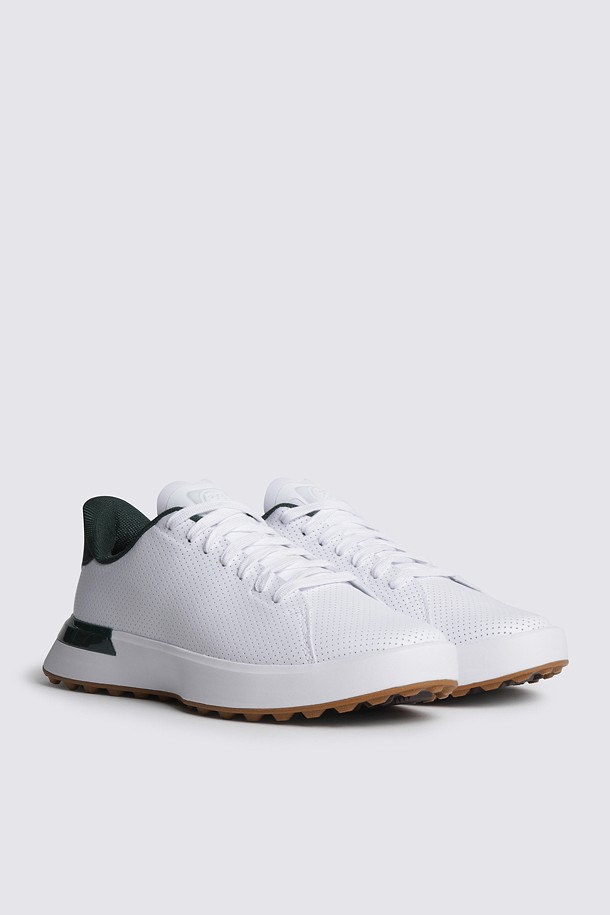 Giày golf nữ đục lỗ phối xanh lá đậm — ảnh 2