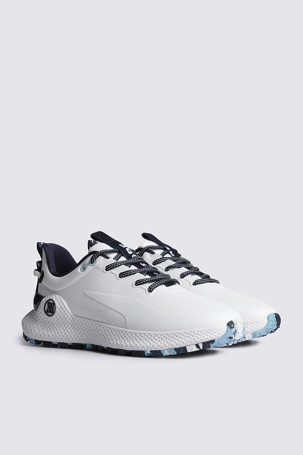 Giày golf nữ màu trắng đế gai họa tiết logo G/FORE — ảnh 2
