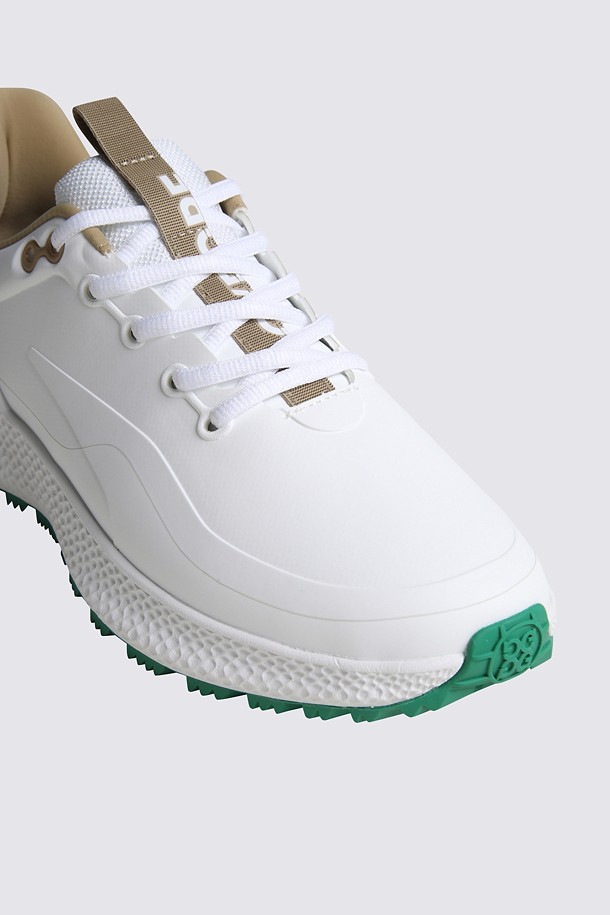 Giày golf nữ kiểu sneakers màu trắng phối be — ảnh 4