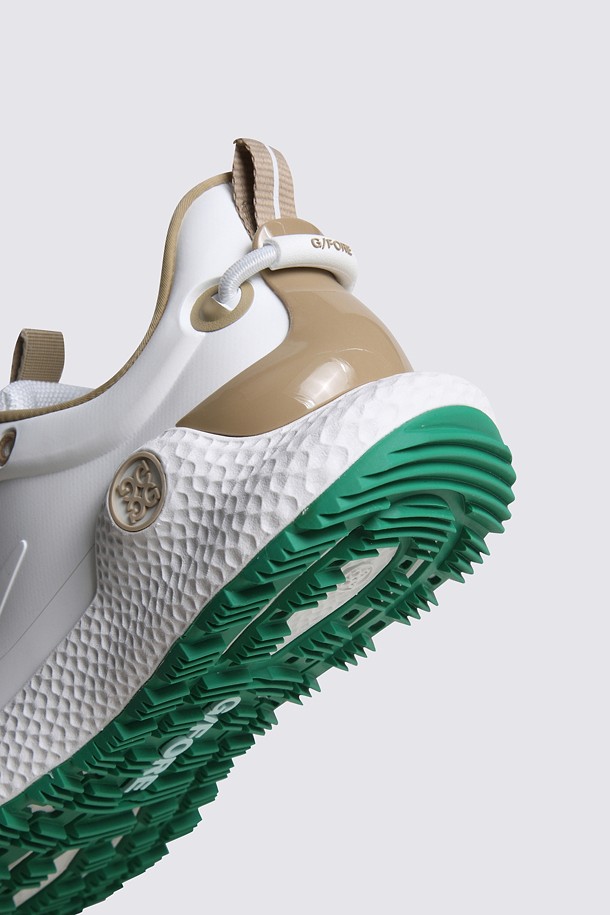 Giày golf nữ kiểu sneakers màu trắng phối be — ảnh 5