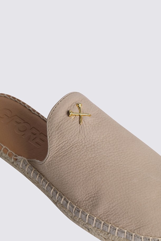Giày golf nữ thiết kế slip-on màu be nhạt — ảnh 4
