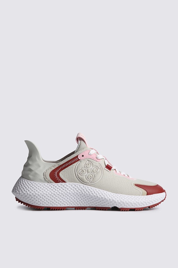 Giày golf nữ G/FORE sneakers phối màu hồng đỏ trắng bên hông