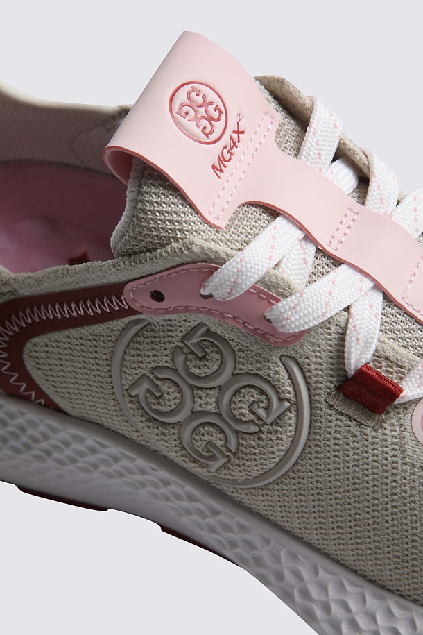 Giày golf nữ phong cách sneakers phối màu hồng đỏ trắng — ảnh 4
