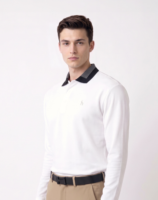 Váy liền golf nữ dáng suông màu ngà của Hazzys