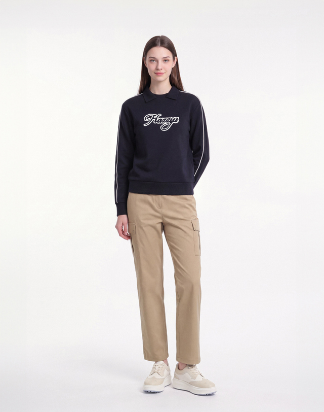 Váy liền golf nữ màu xanh navy đậm — ảnh 2